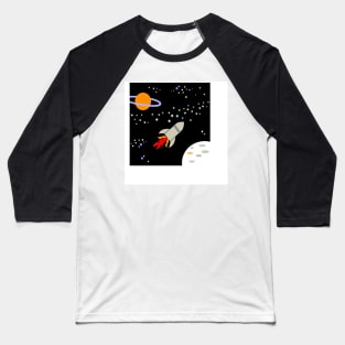 Rocket Ride Baseball T-Shirt